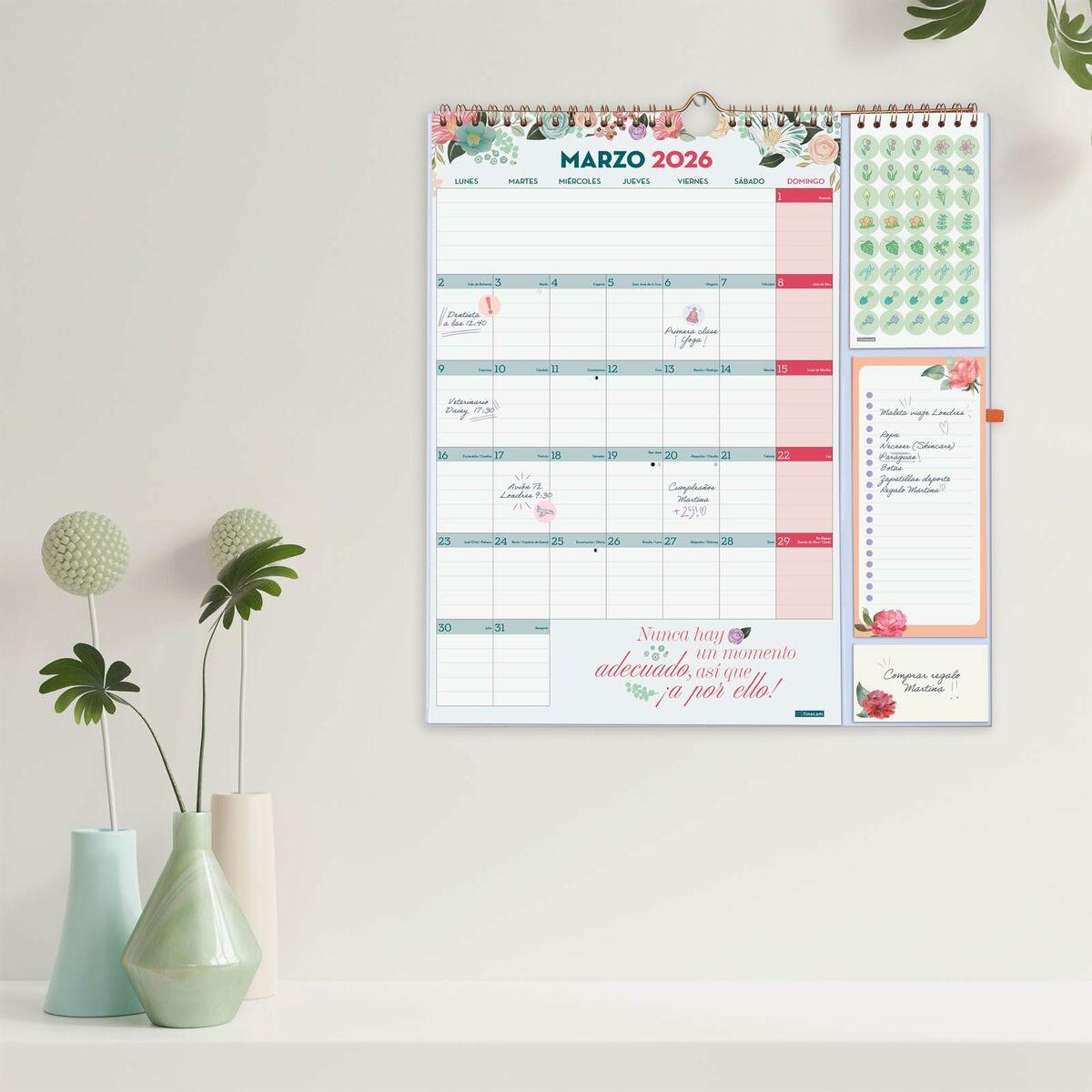 Calendario de pared Finocam