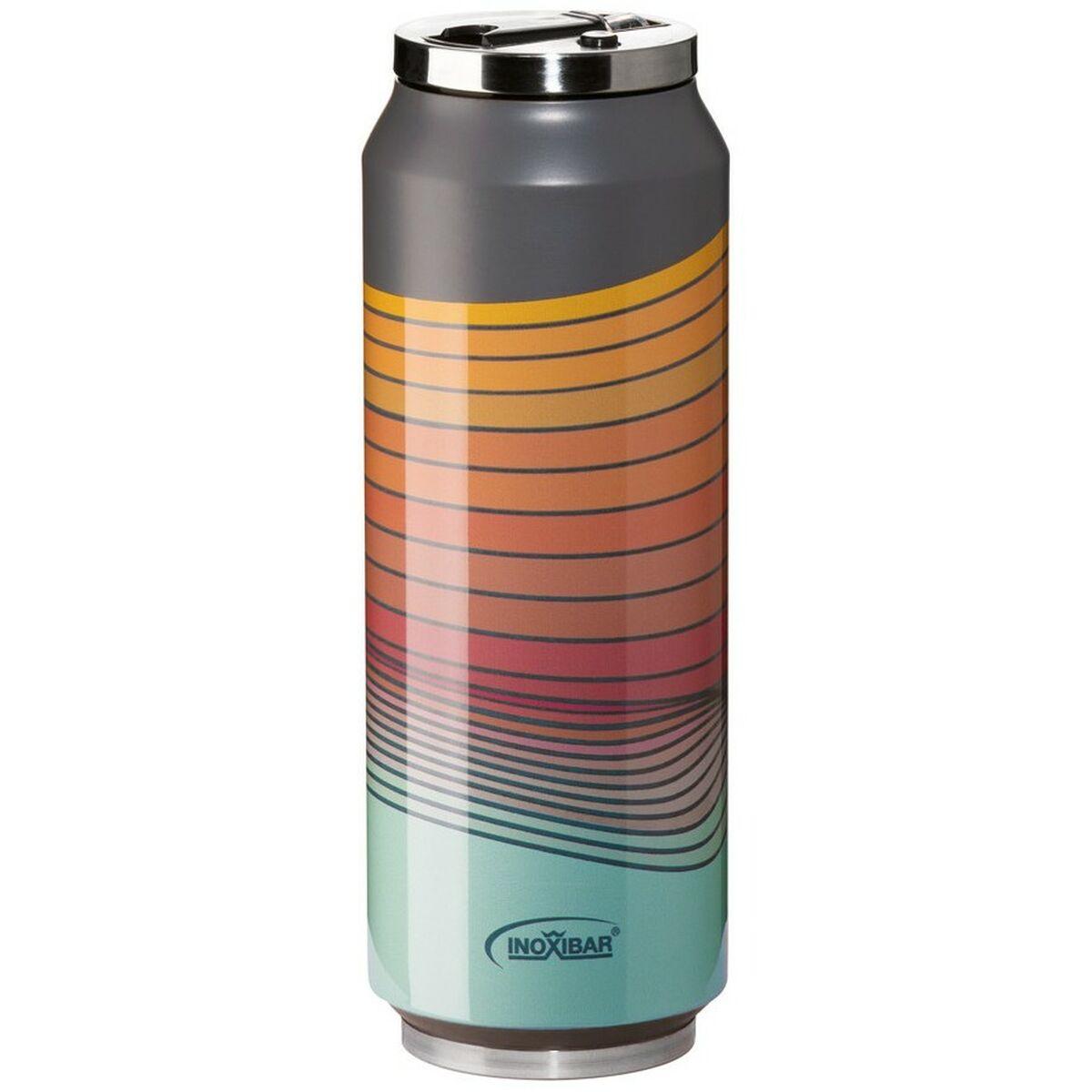 Termo de Viaje Inoxibar 61267 RED WAVES Rojo 700 ml