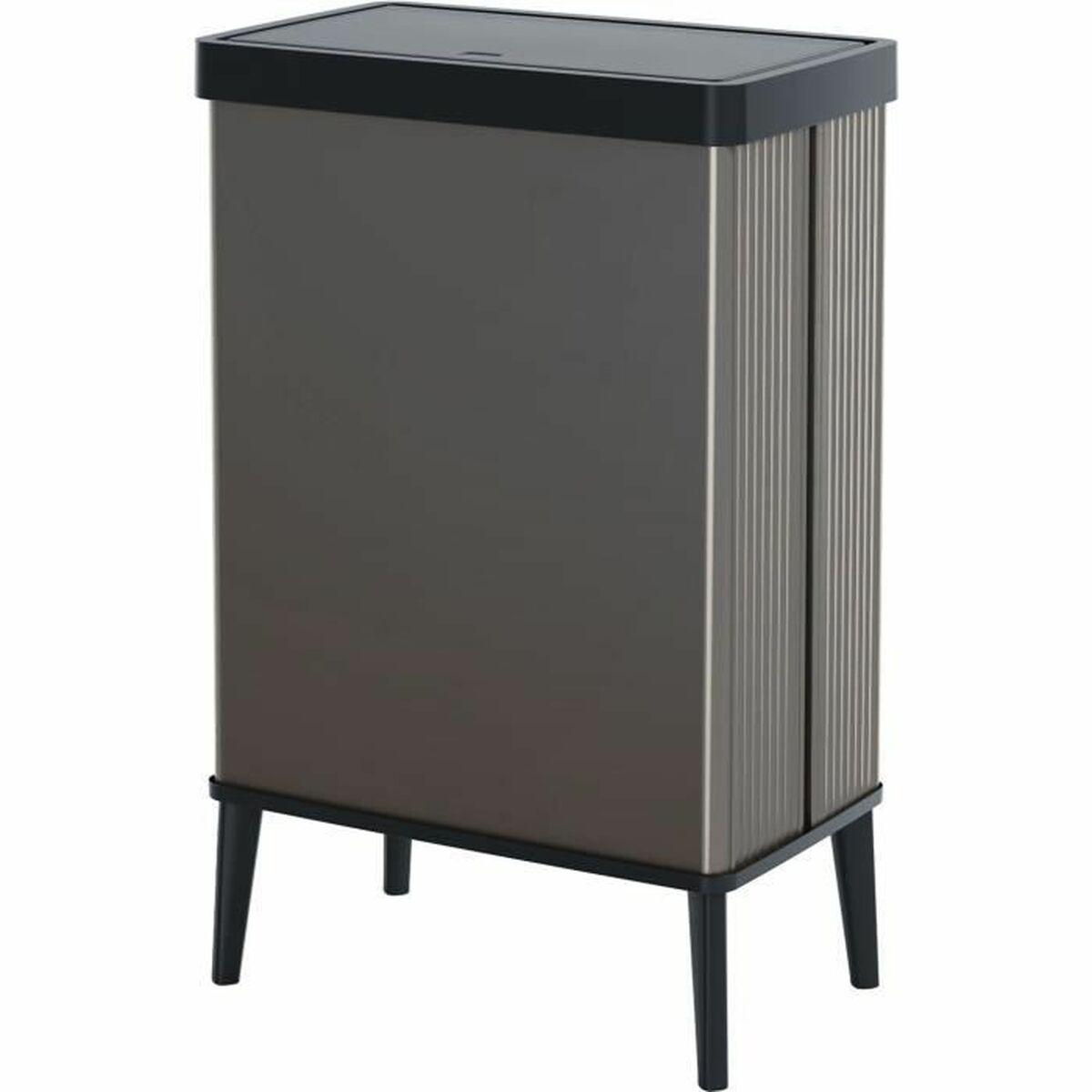 Cubo de basura Curver VERTO Gris Plástico 54 L