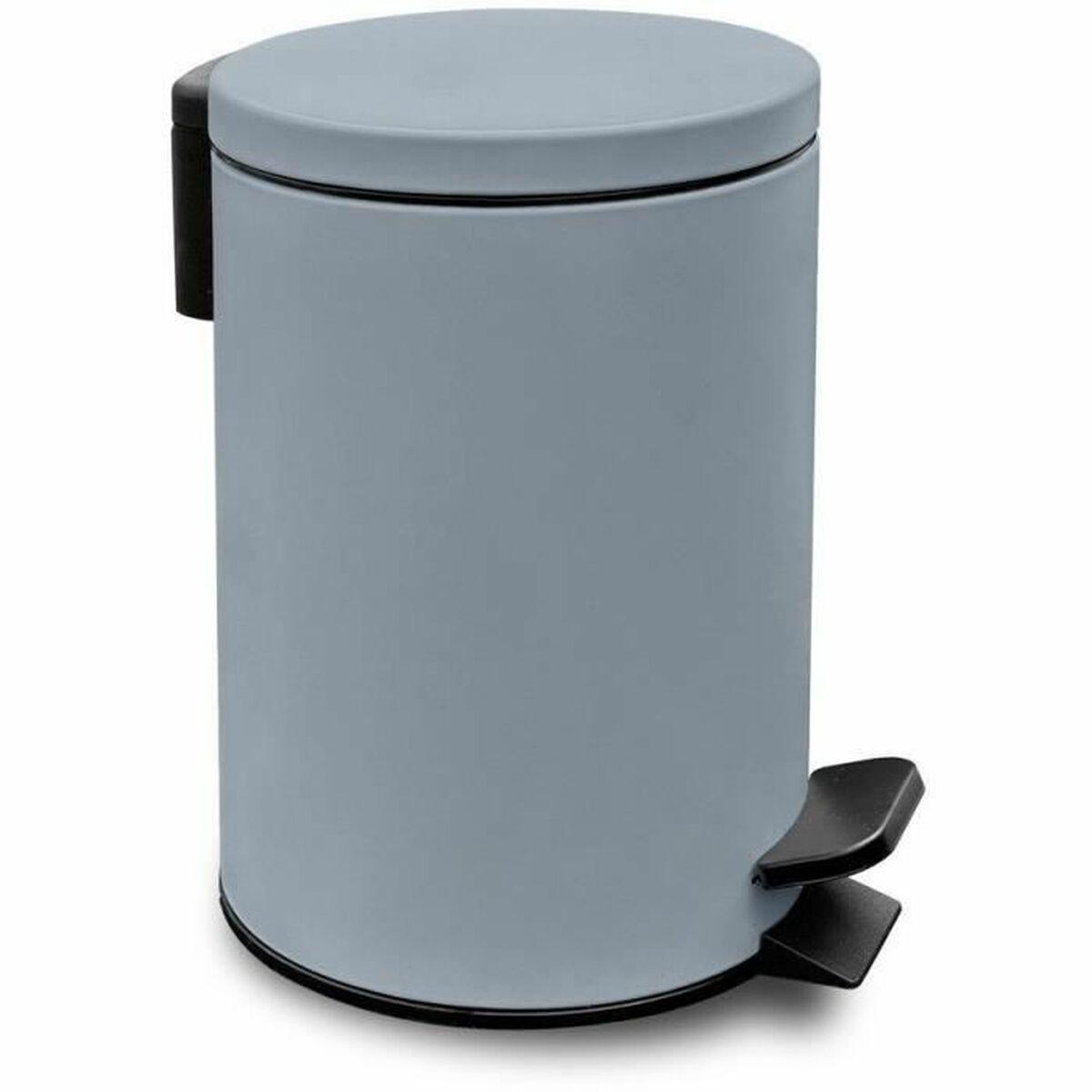 Papelera con Pedal TODAY UTILITY Azul Metal 3 L 17 x 25 cm