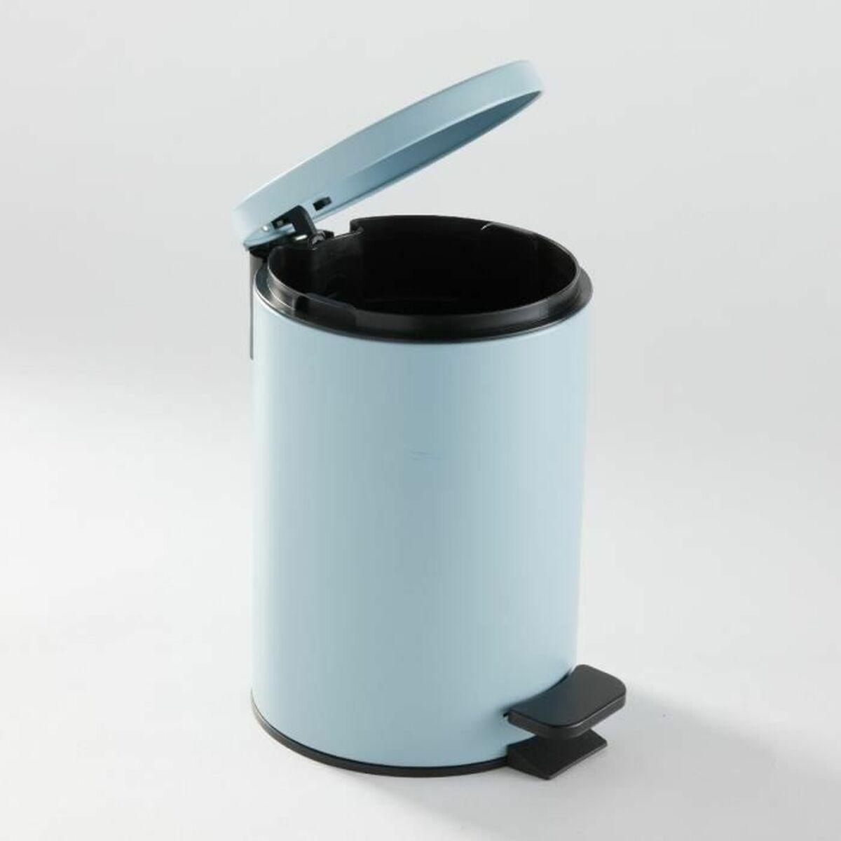 Papelera con Pedal TODAY UTILITY Azul Metal 3 L 17 x 25 cm
