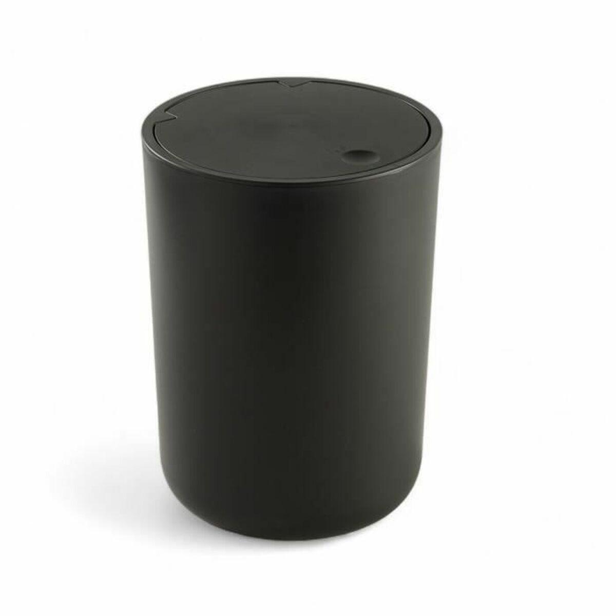 Papelera con Pedal TODAY UTILITY Negro 8,5 L Polipropileno 21 x 29 cm