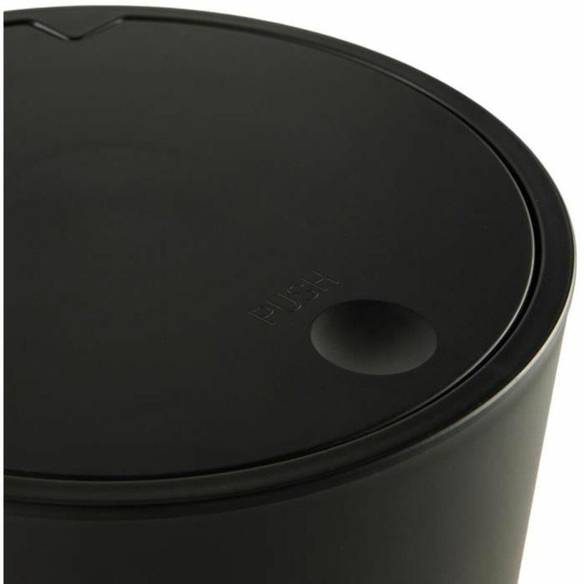 Papelera con Pedal TODAY UTILITY Negro 8,5 L Polipropileno 21 x 29 cm