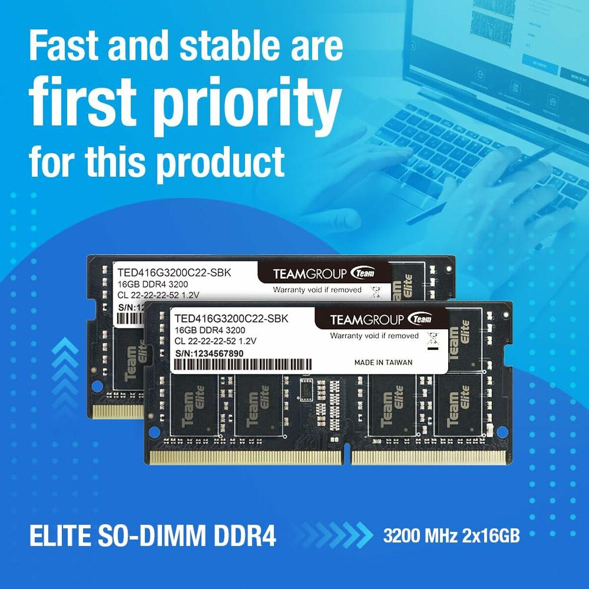 Memoria RAM Team Group TED48G3200C22-S01