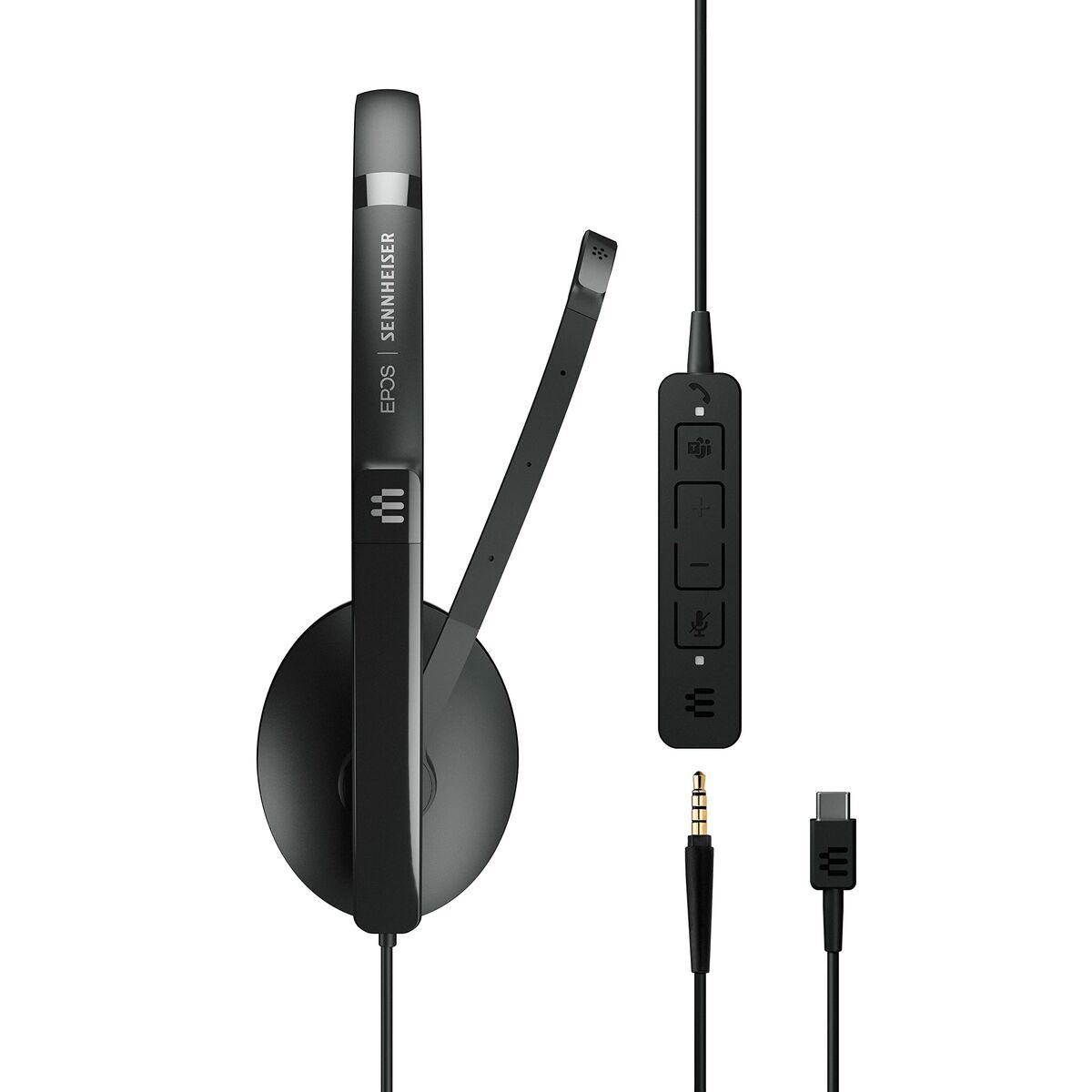 Auriculares con Micrófono Epos 1000906 Negro