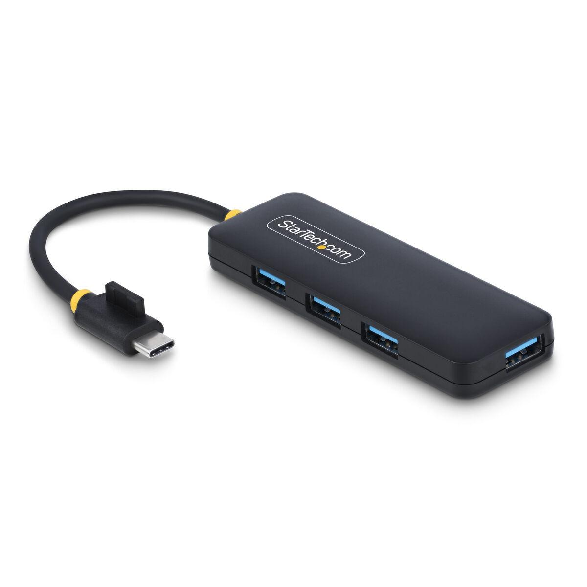 Hub USB-C 4 Puertos Startech H5C4A-USB-HUB Negro