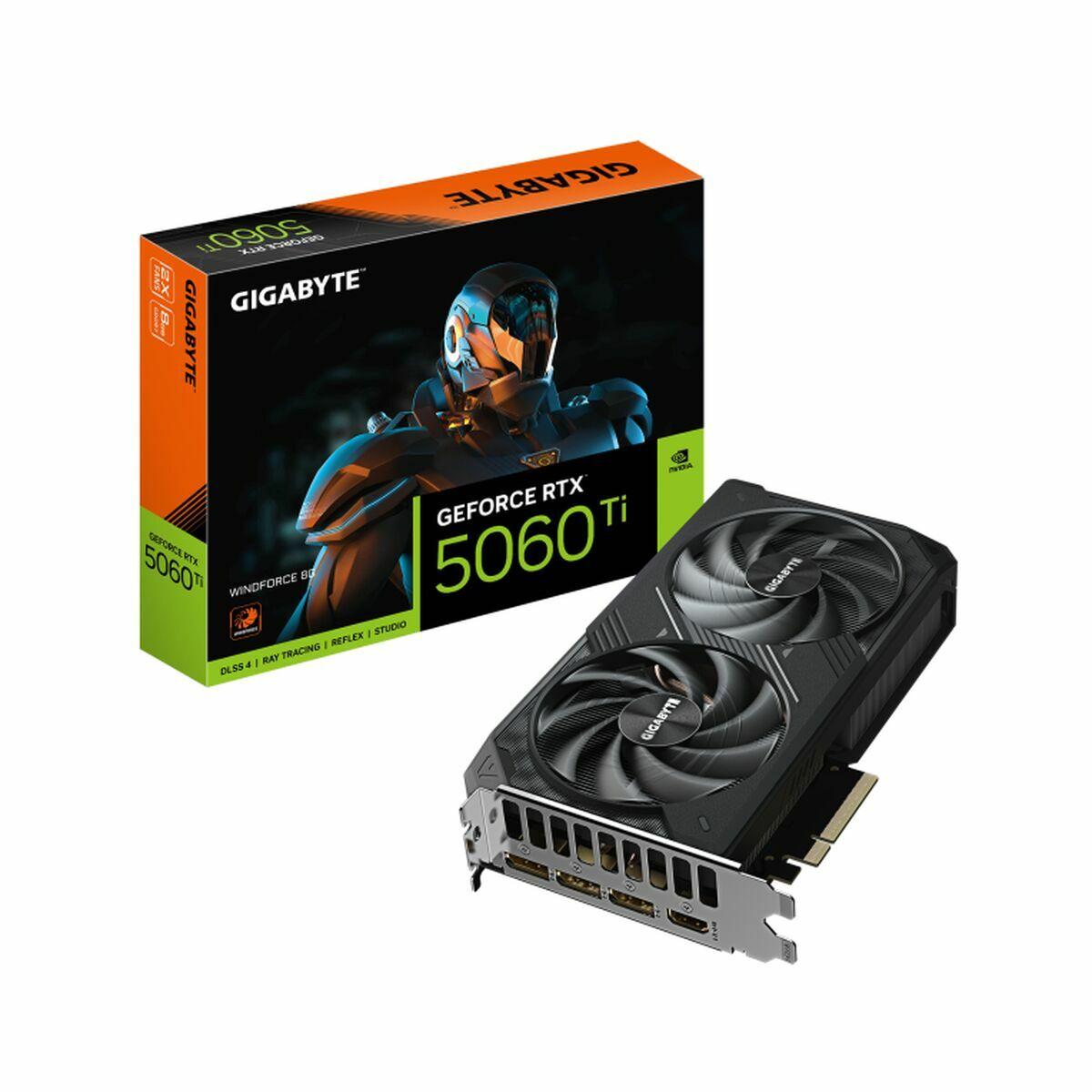 Tarjeta Gráfica Gigabyte 9VN506TW8-00-G10 geforce rtx 5060 ti 8 GB GDDR6 GDDR7