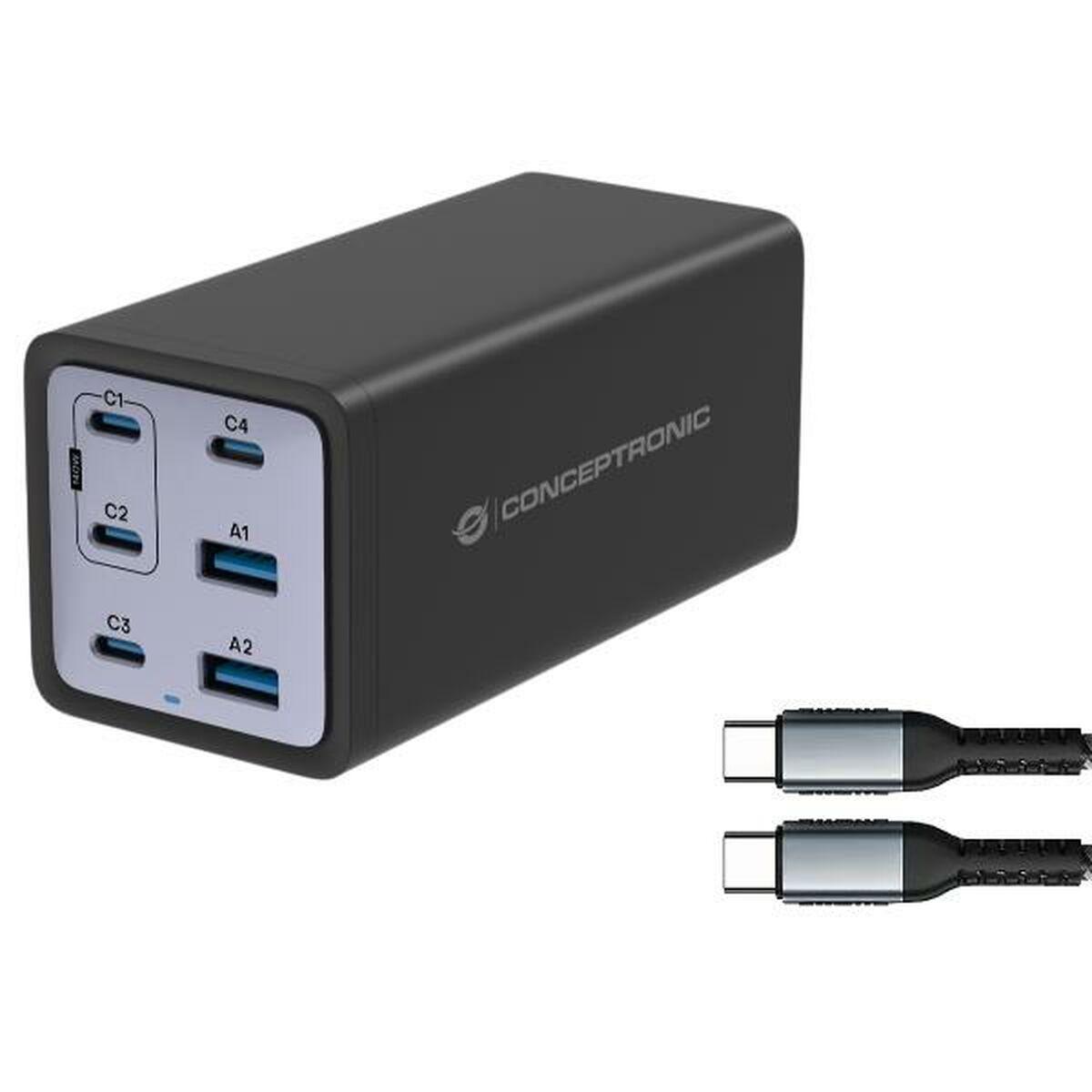 Cargador de Pared Conceptronic 120551003101 Negro 200 W (1 unidad)