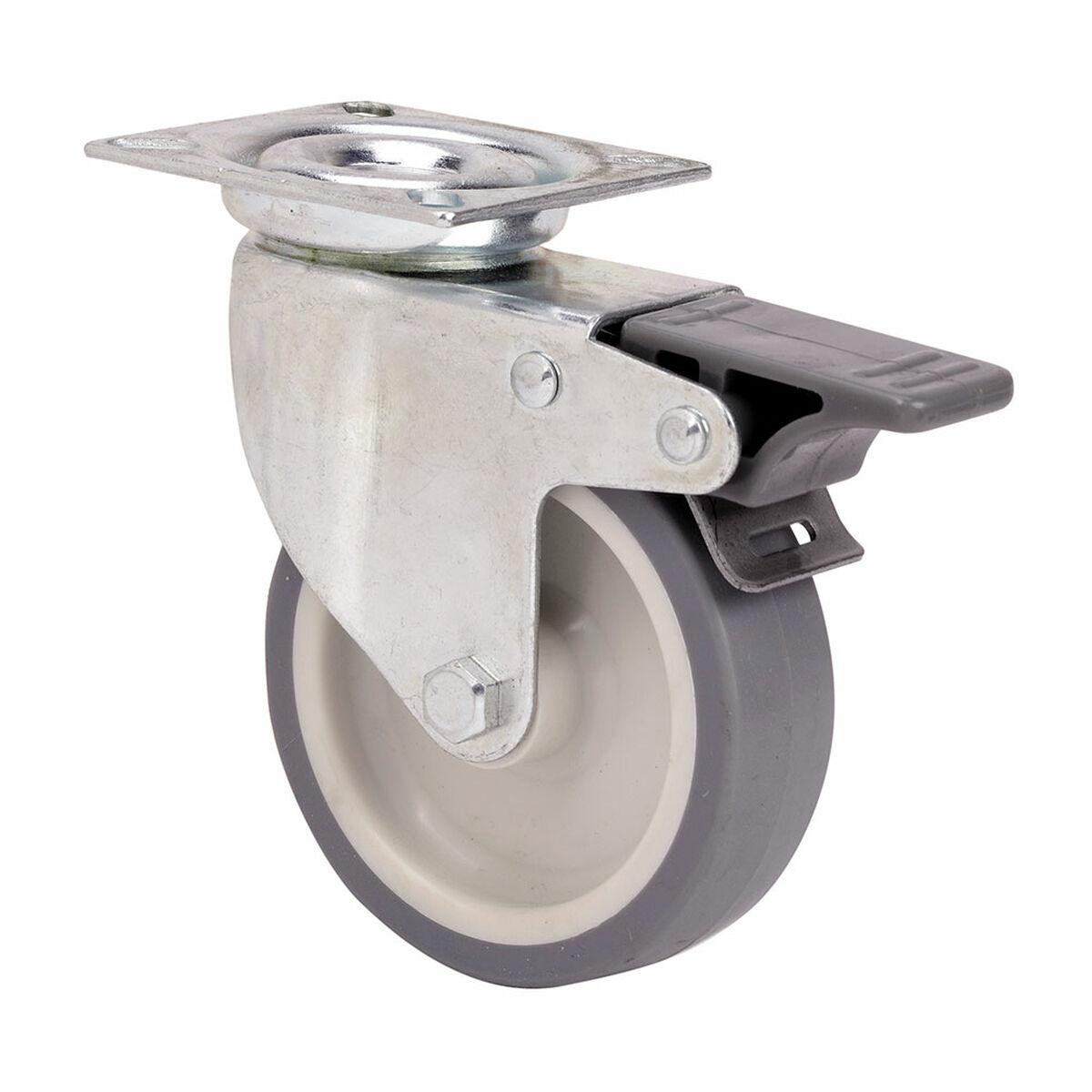 Rueda Ruedas Alex Gris Goma Poliamix 6 cm Ø6 cm 50 kg giratoria