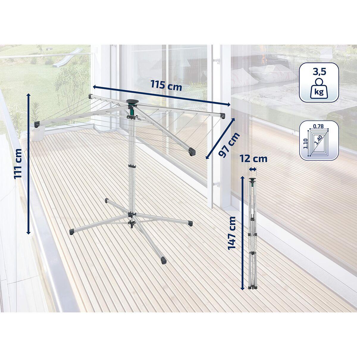 Tendedero Leifheit LinoPop-Up 82500 Metal 4 Kg