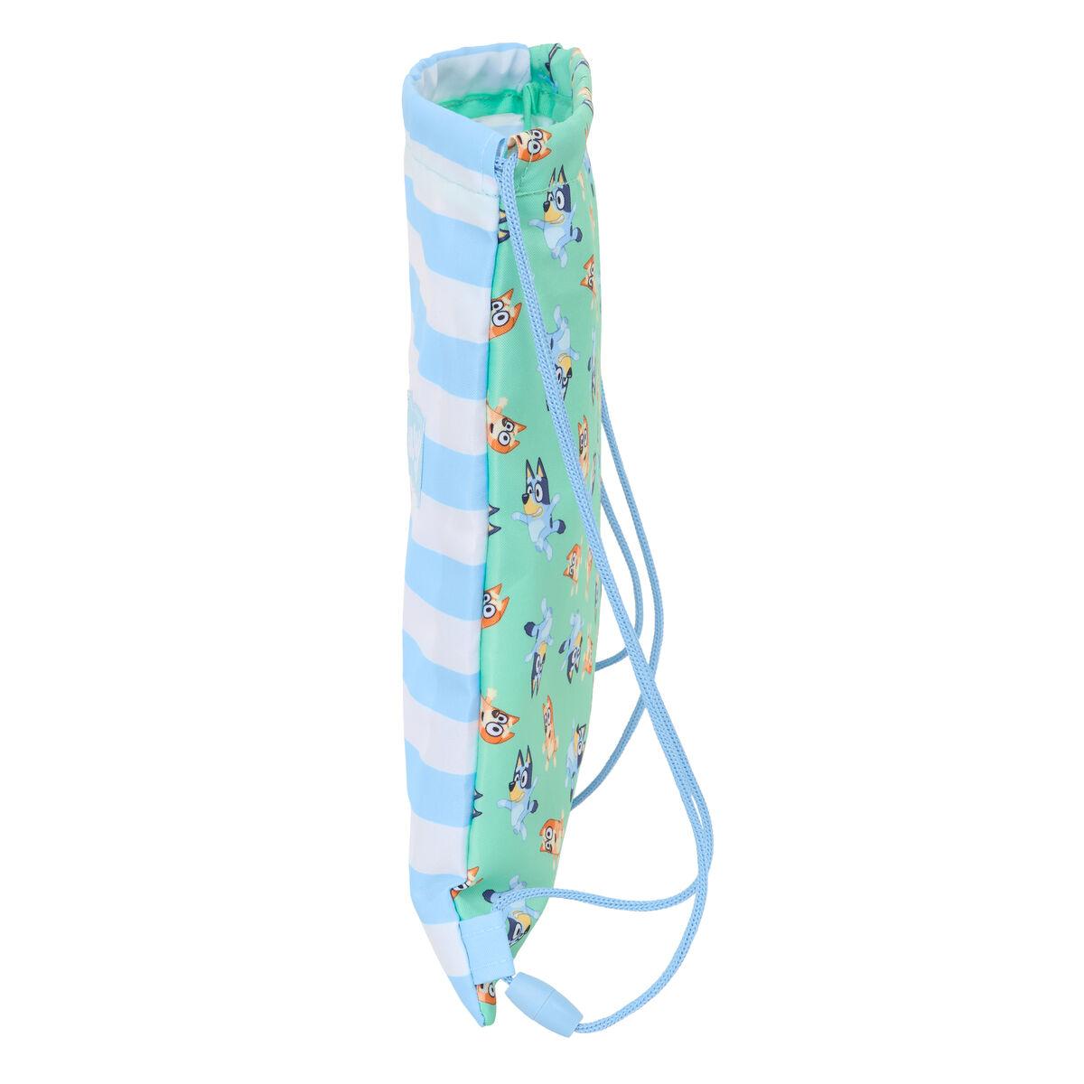 Bolsa Mochila con Cuerdas Bluey Sisters Verde 26 x 34 x 1 cm