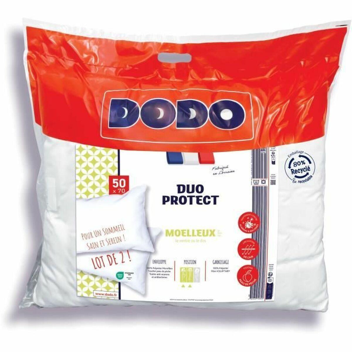 Almohada DODO Blanco 50 x 70 cm (2 Unidades)