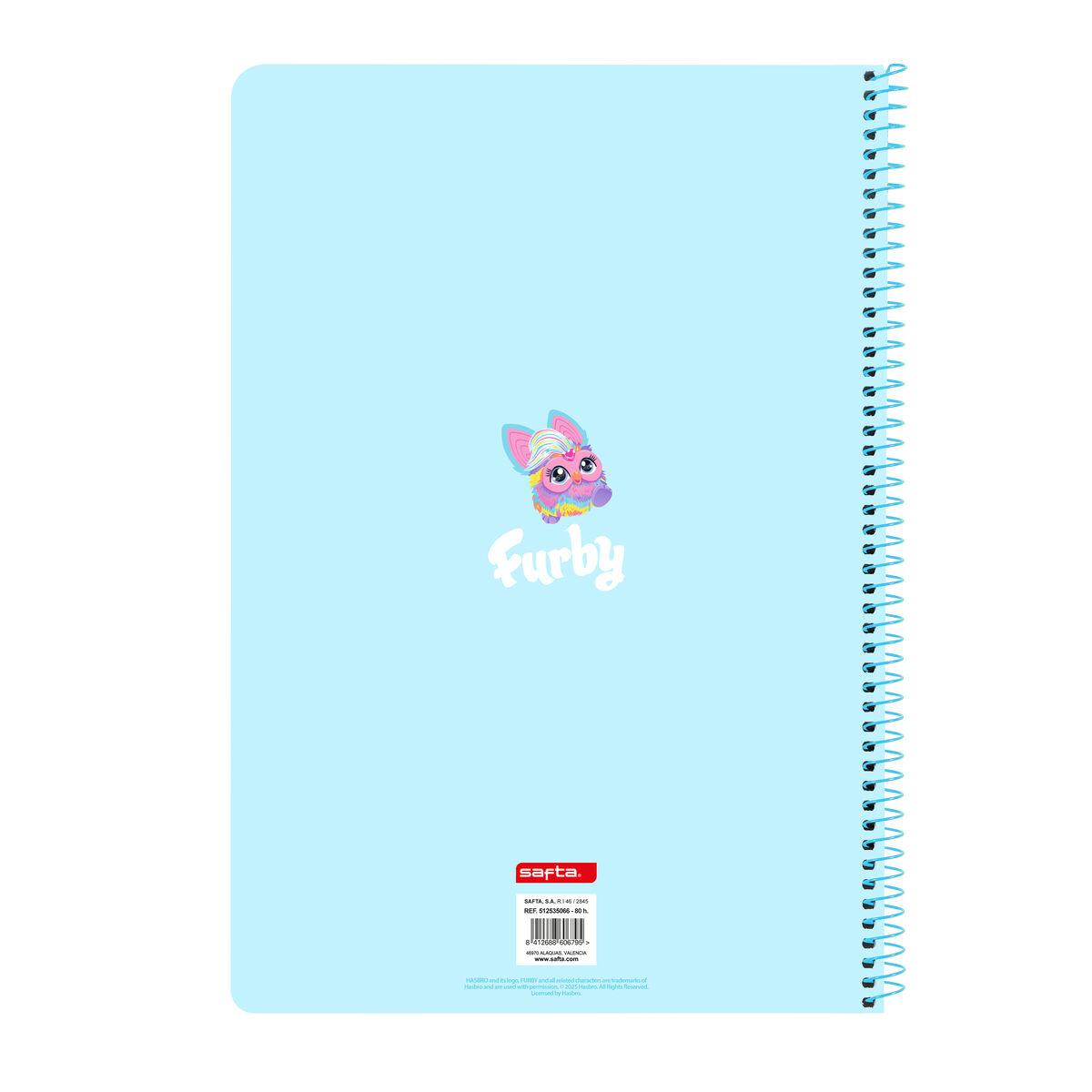Libreta Furby Azul cielo A4 80 Hojas