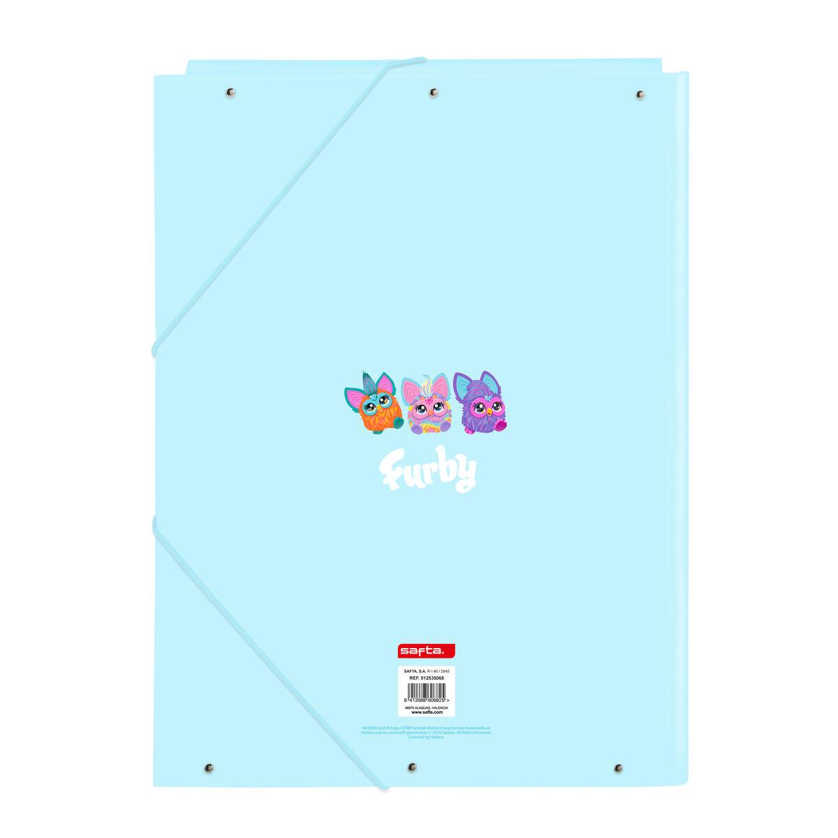 Carpeta Furby Azul cielo A4