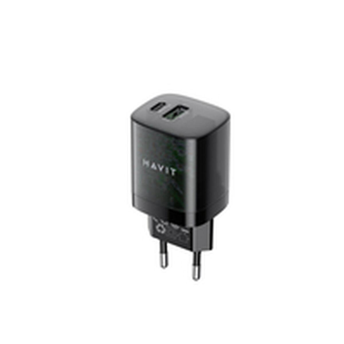 Cargador de Pared Havit UC303 EU Negro 30 W