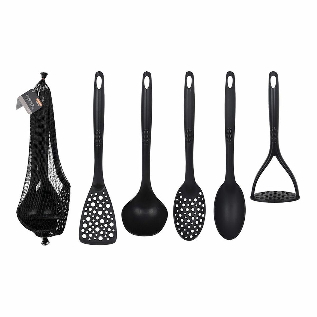 Juego de Utensilios de Cocina Lifetime Negro Plástico 5 Piezas