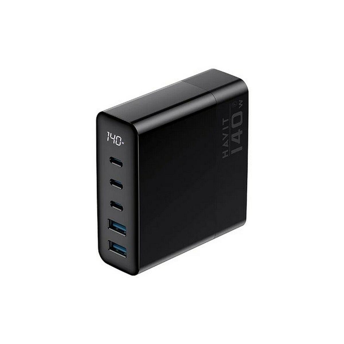 Cargador de Pared Havit UCLE004 EU Negro
