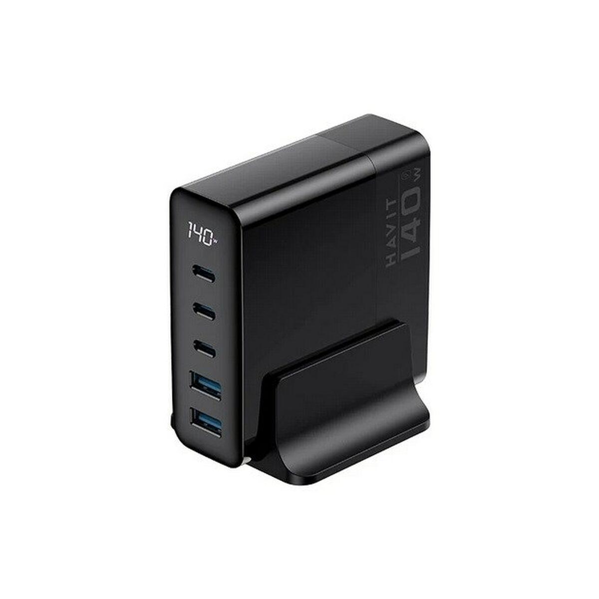 Cargador de Pared Havit UCLE004 EU Negro