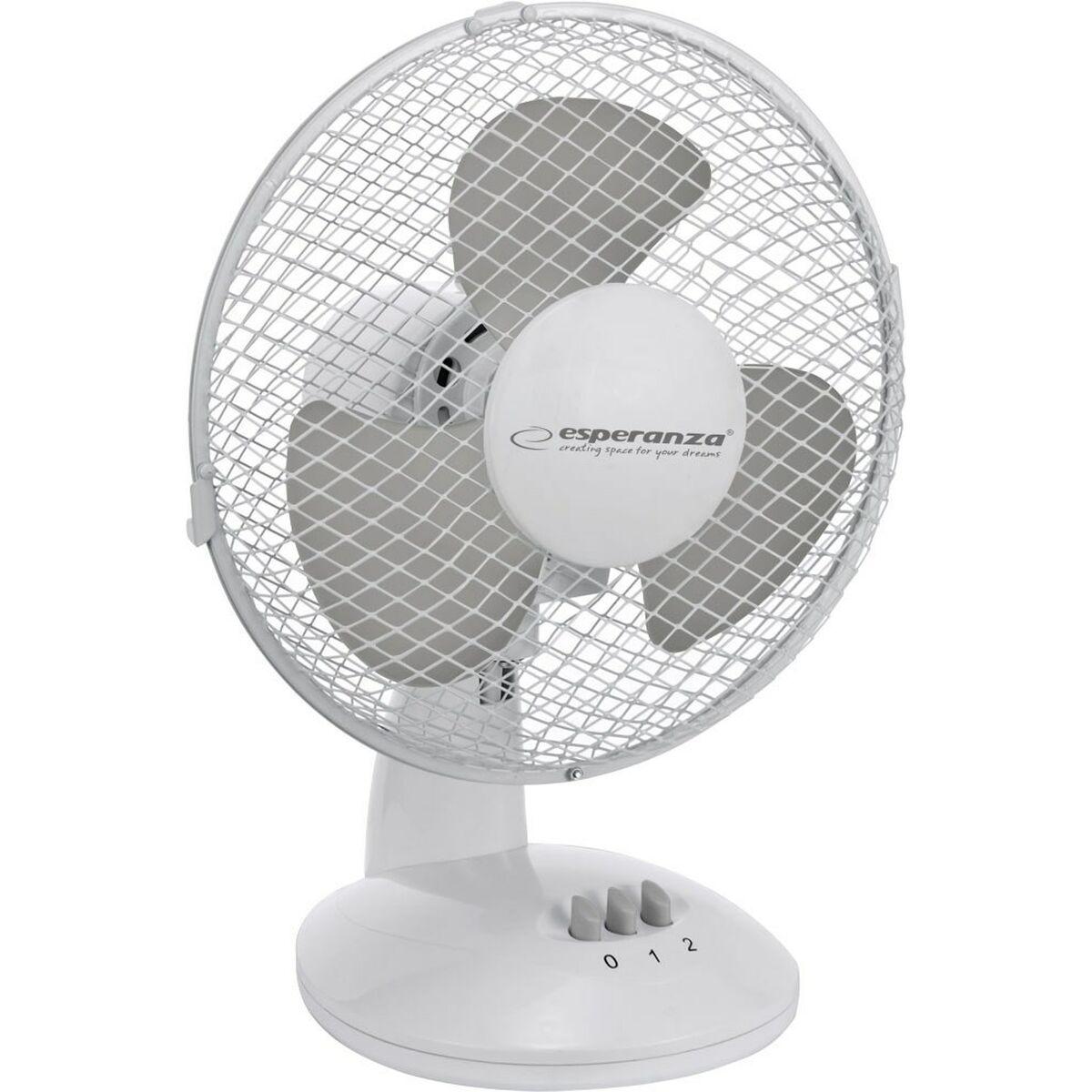 Ventilador de Sobremesa Esperanza EHF004WE Blanco Gris 30 W