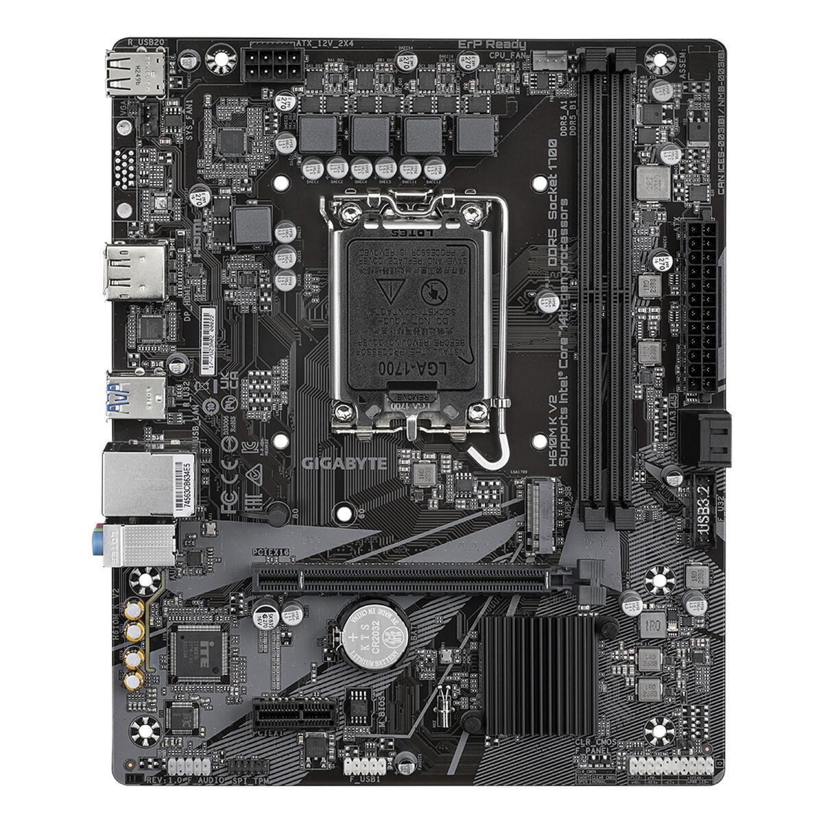 Placa Base Gigabyte H610M K V2 INTEL H610 LGA 1700