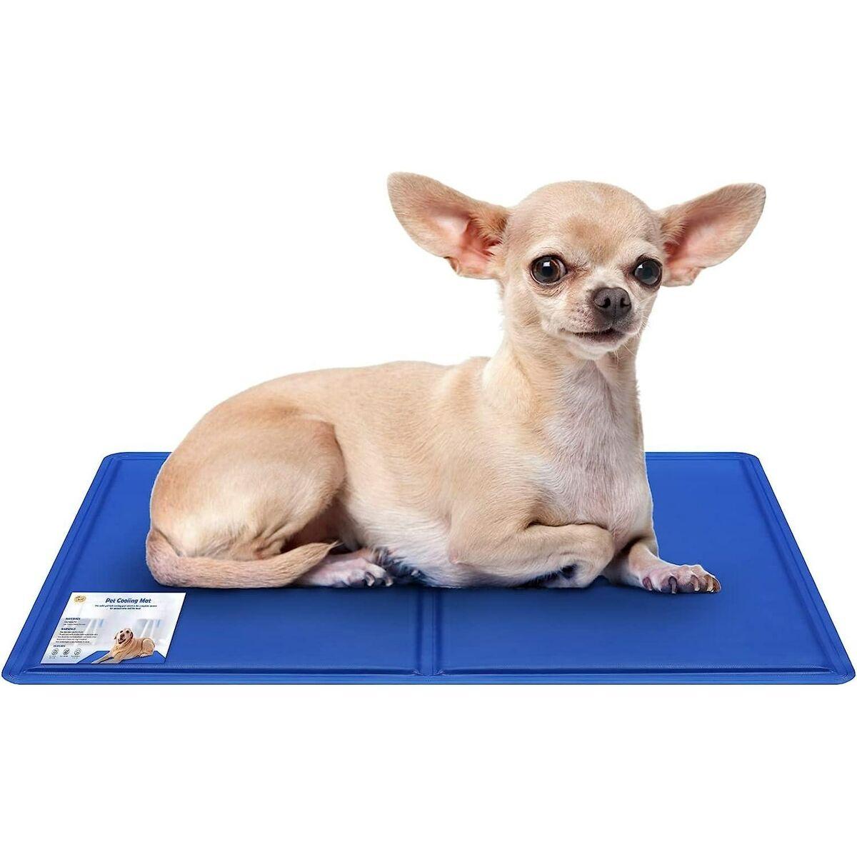 Esterilla Refrigerante para Mascotas Petitto Azul Nailon PCV