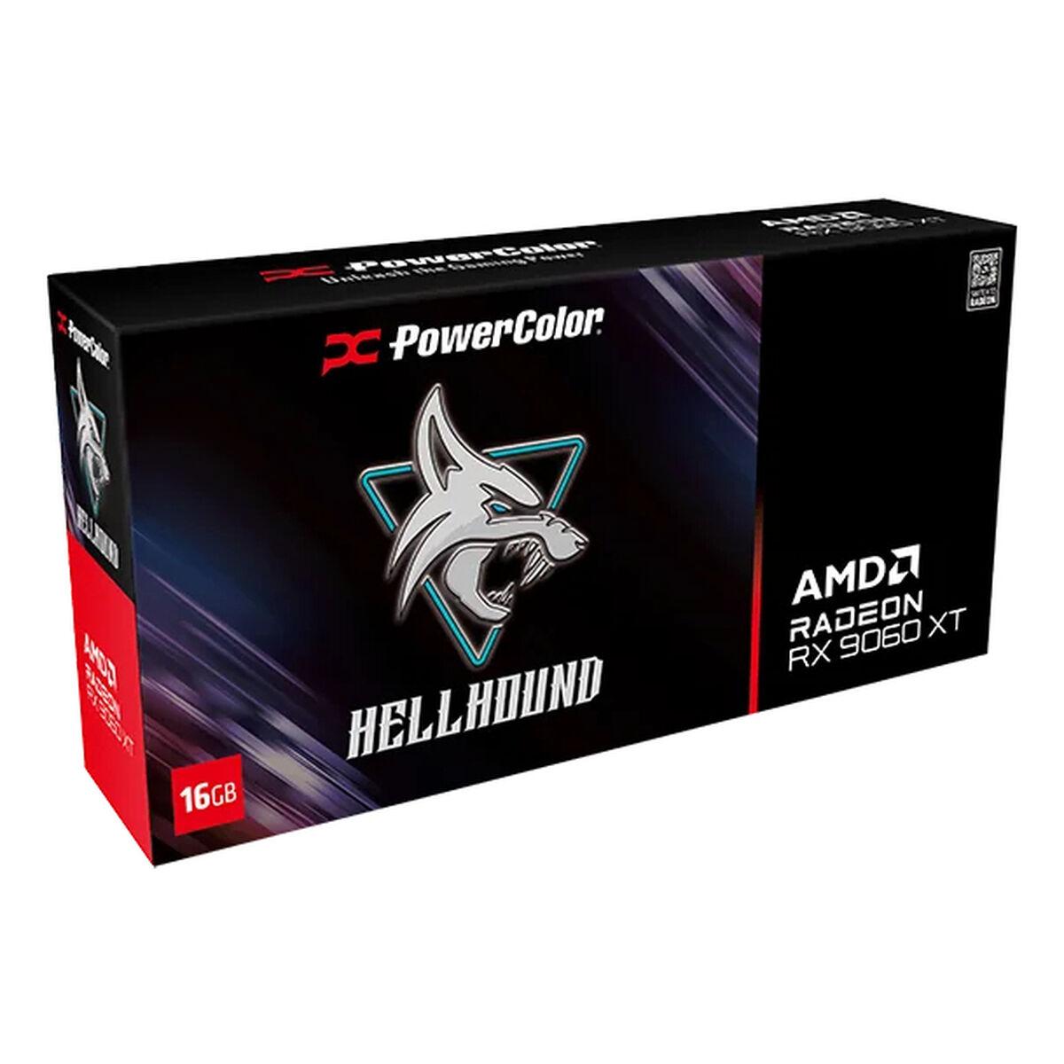 Tarjeta Gráfica Powercolor RX9060XT 16G-L/OC RADEON RX 9060 XT 16 GB GDDR6