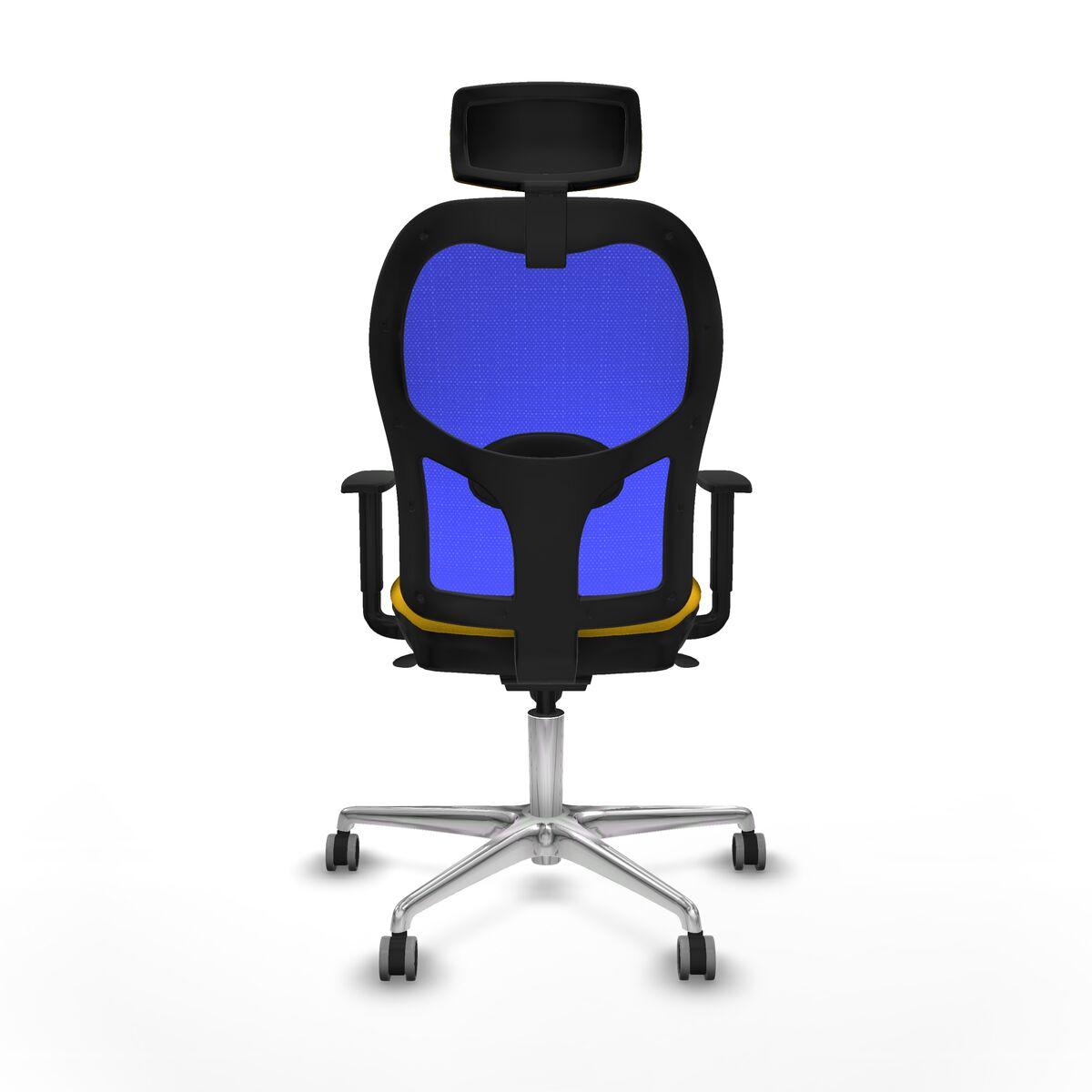 Silla de Oficina con Cabecero Piqueras y Crespo 1D086G2 Amarillo