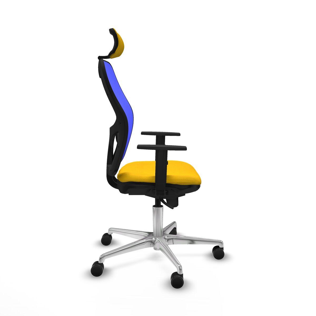 Silla de Oficina con Cabecero Piqueras y Crespo 1D086N2 Amarillo