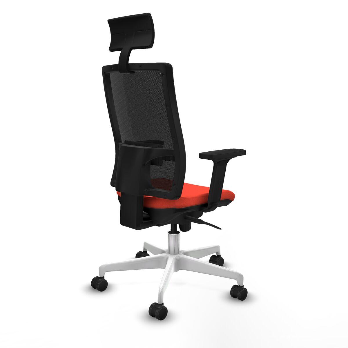 Silla de Oficina con Cabecero Piqueras y Crespo 2D026N1 Naranja Oscuro