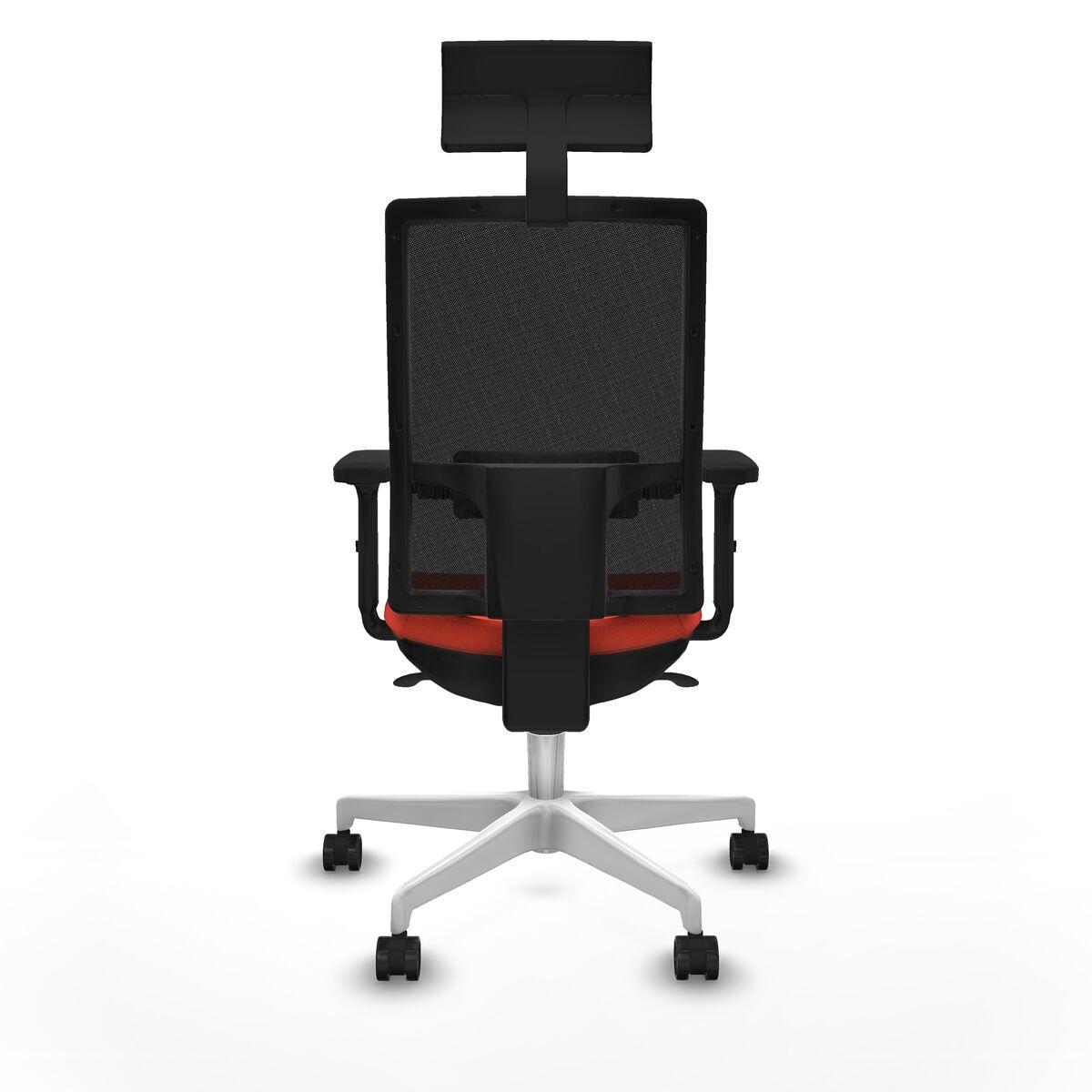 Silla de Oficina con Cabecero Piqueras y Crespo 2D026N1 Naranja Oscuro