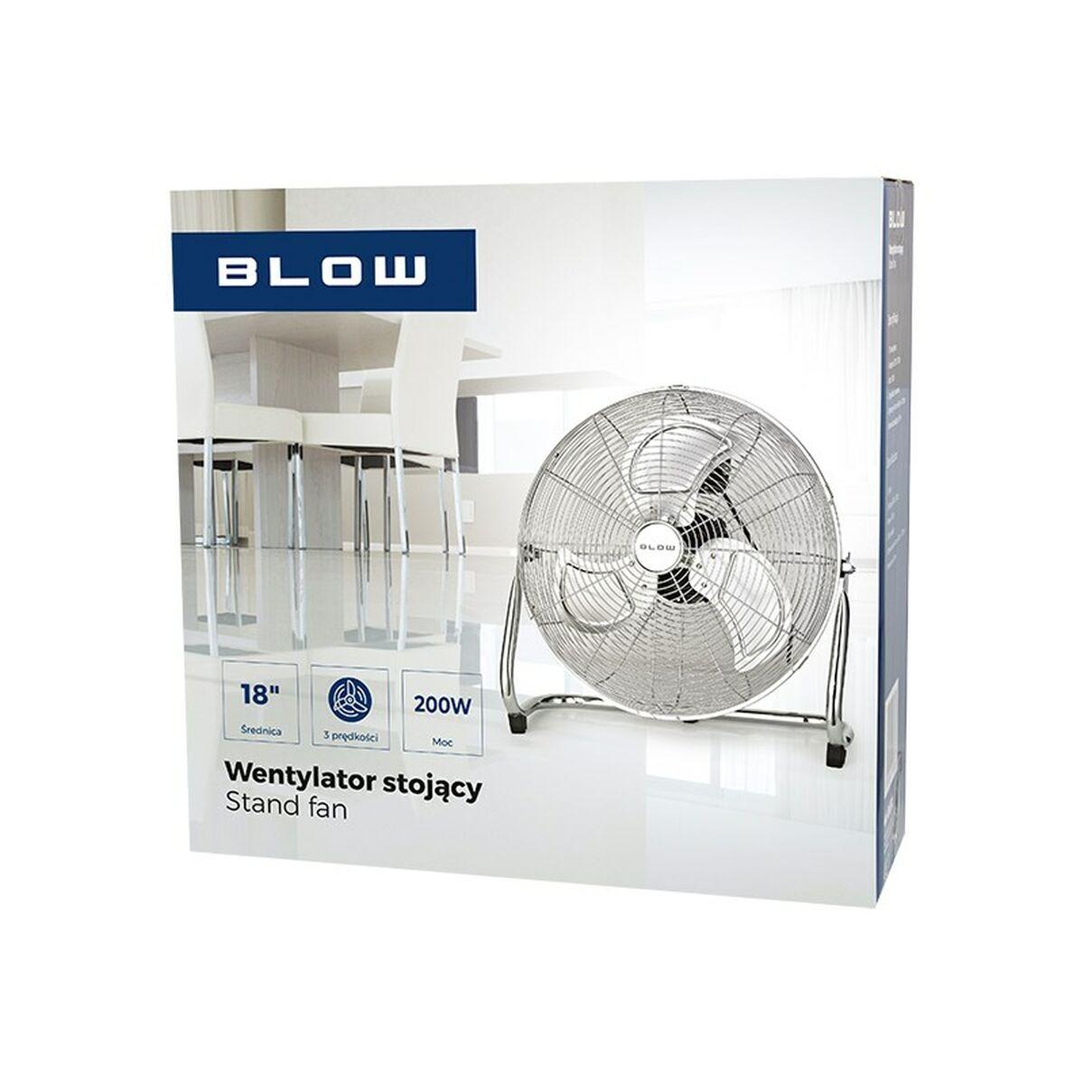 Ventilador de Sobremesa Blow 44-065# Plateado Aluminio 110 W