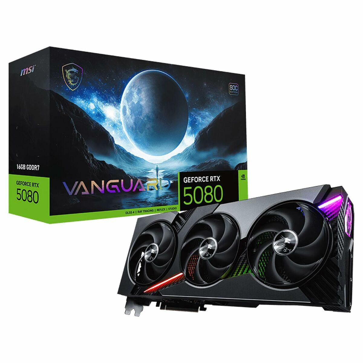 Tarjeta Gráfica MSI RTX 5080 16G VANGUARD SOC GEFORCE RTX 5080 32 GB GDDR6X