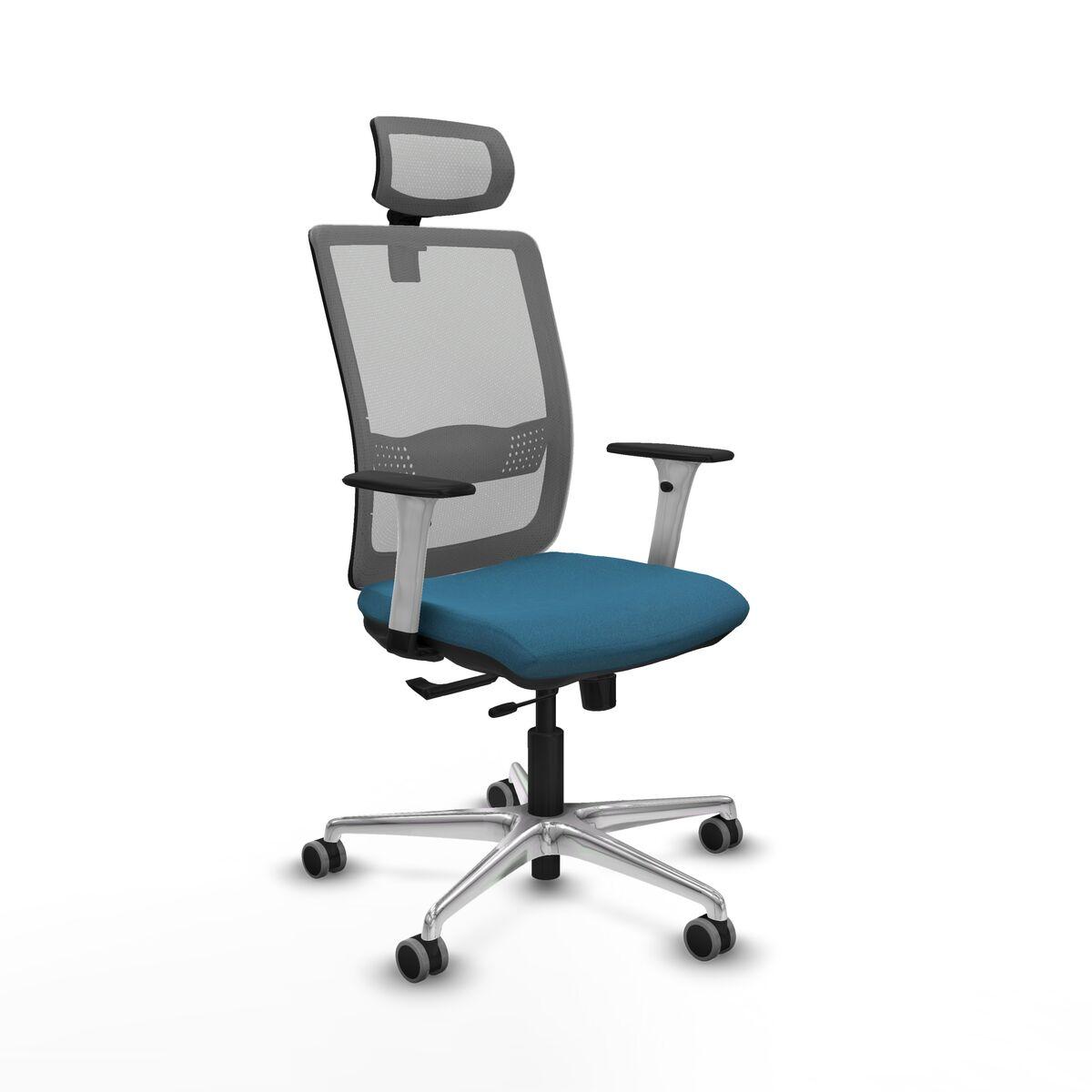 Silla de Oficina Piqueras y Crespo 1B086G2 Gris Verde petróleo
