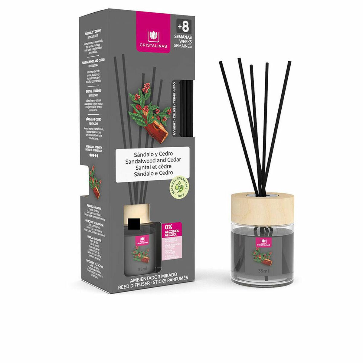 Varitas Perfumadas Cristalinas Sandalo-Cedro 35 ml