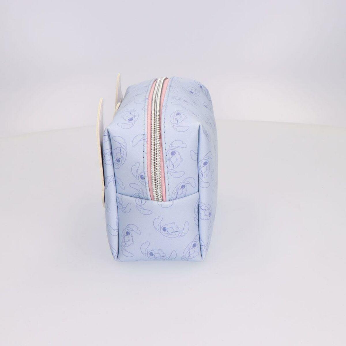 Neceser de Viaje Stitch Azul 100 % Poliuretano 17 x 10 x 7 cm