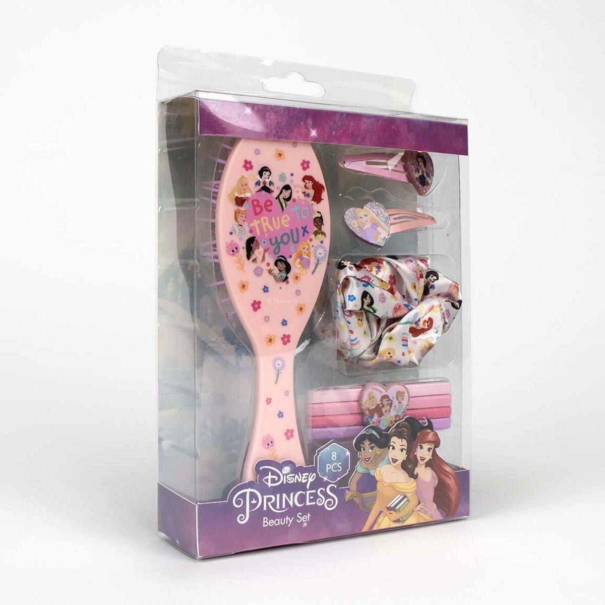 Set de Peluquería Infantil Disney Princess 14 x 18,5 x 4 cm 5 Piezas