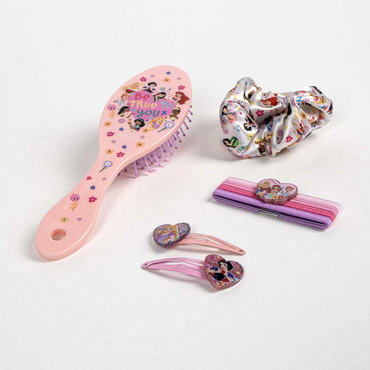 Set de Peluquería Infantil Disney Princess 14 x 18,5 x 4 cm 5 Piezas