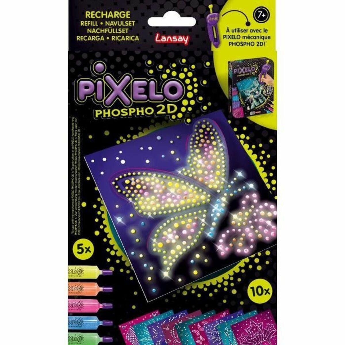 Set de Escritura Lansay Pixelo Phospho 2D (10 Unidades)