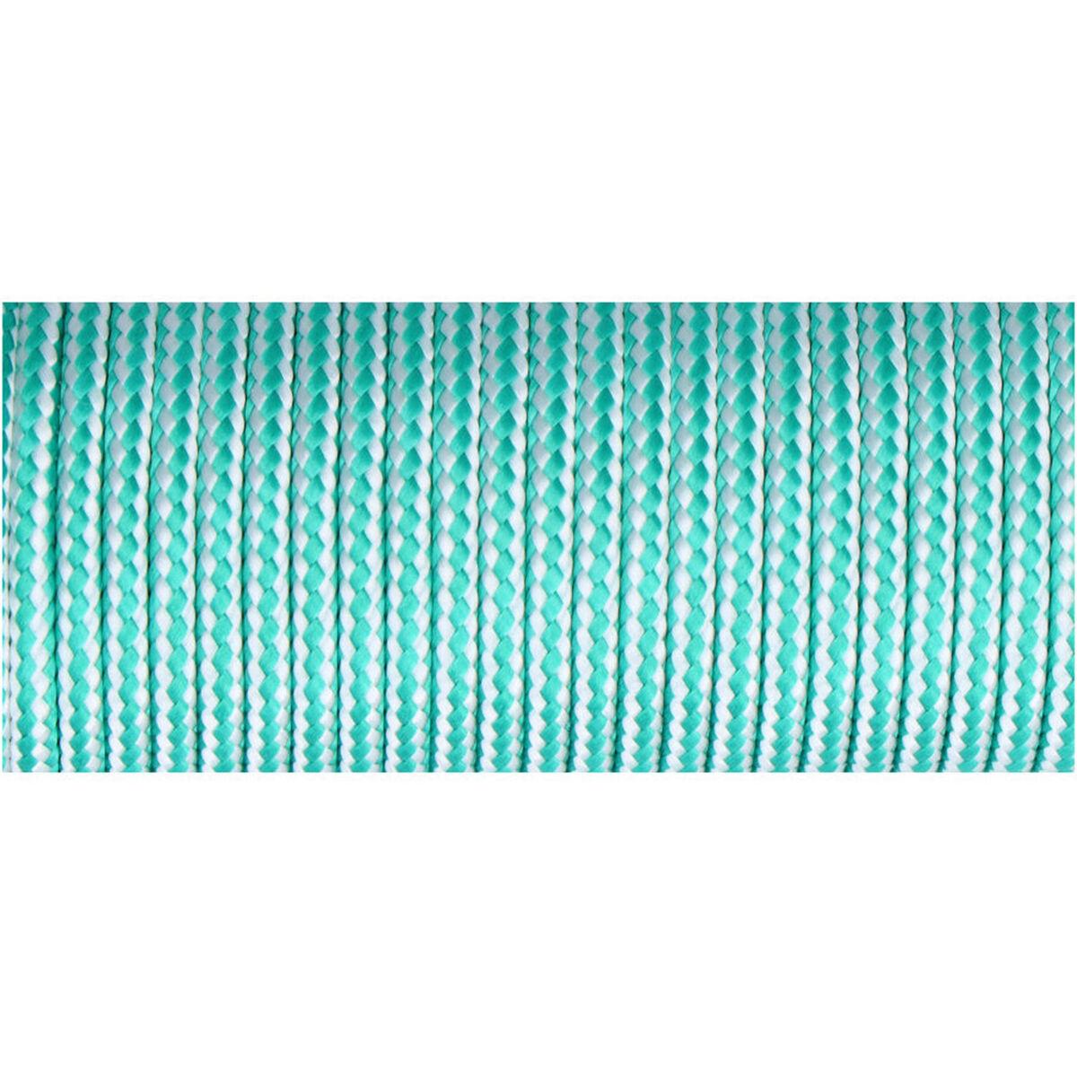 Cordón EDM 87912 Blanco Verde Polipropileno 4,5 mm x 25 m Trenzado