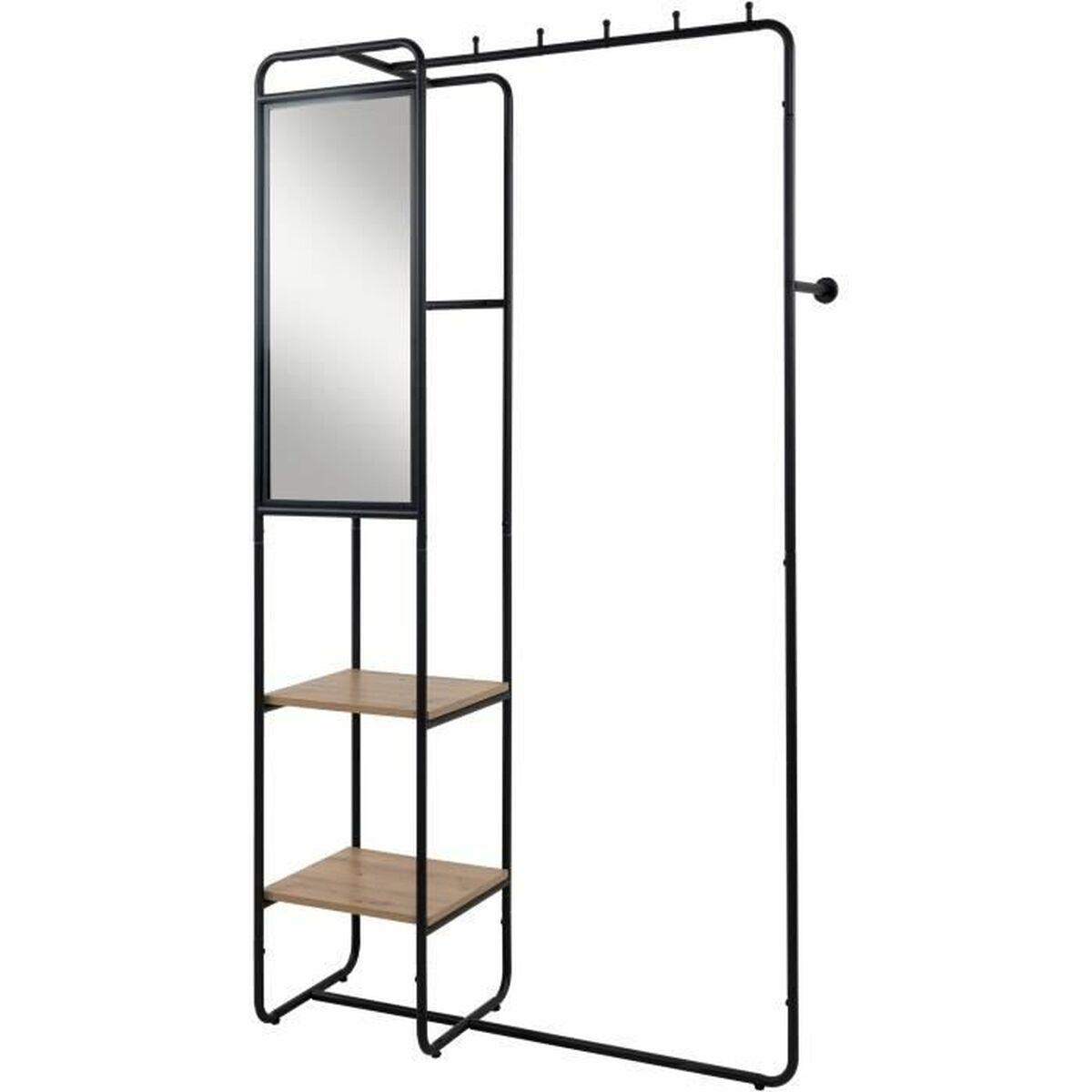 Recibidor Negro 100 x 185 x 37 cm