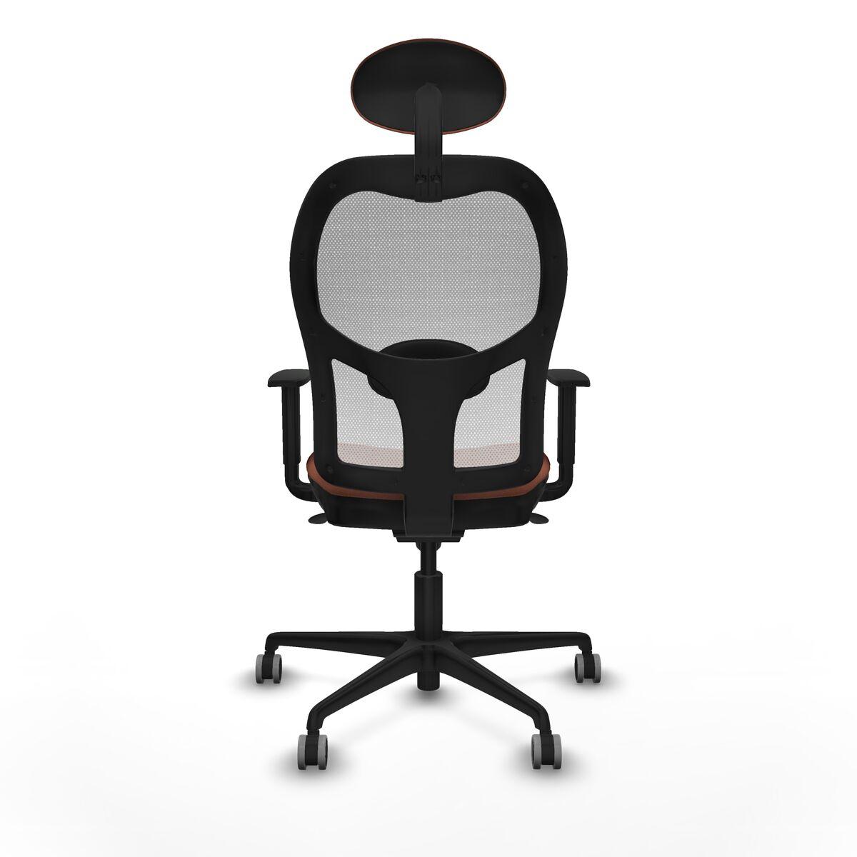 Silla de Oficina con Cabecero Jorquera Piqueras y Crespo 1D036G1 Blanco Marrón