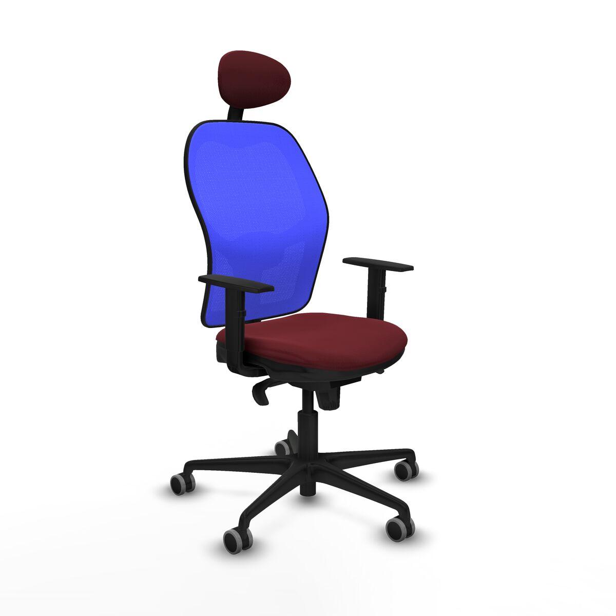 Silla de Oficina con Cabecero Jorquera Piqueras y Crespo 1D036G1 Granate