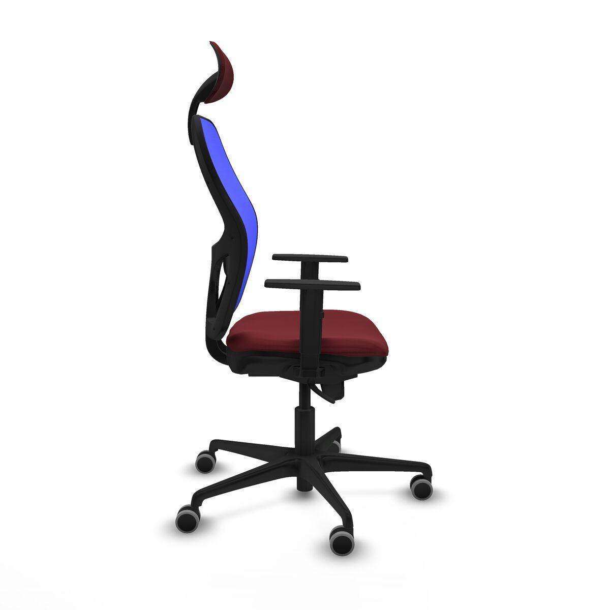 Silla de Oficina con Cabecero Jorquera Piqueras y Crespo 1D036G1 Granate