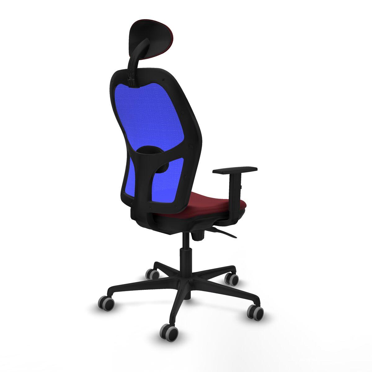 Silla de Oficina con Cabecero Jorquera Piqueras y Crespo 1D036G1 Granate