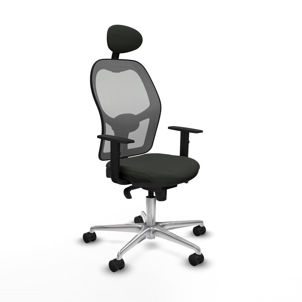 Silla de Oficina con Cabecero Jorquera Piqueras y Crespo 1D086N1 Negro