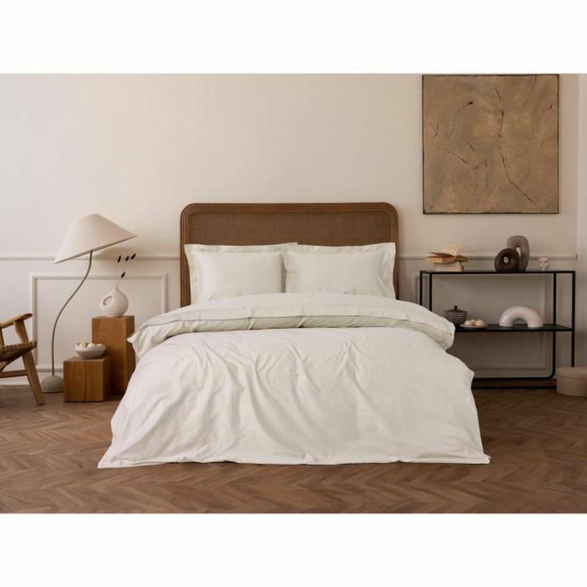 Juego de funda nórdica Blanco 220 x 240 cm