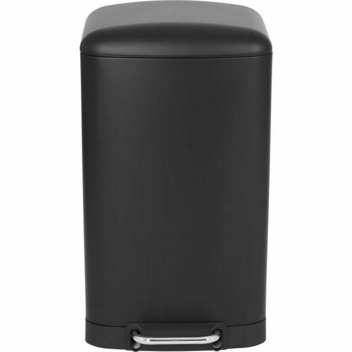 Cubo de basura Kitchen Move Negro 40 L