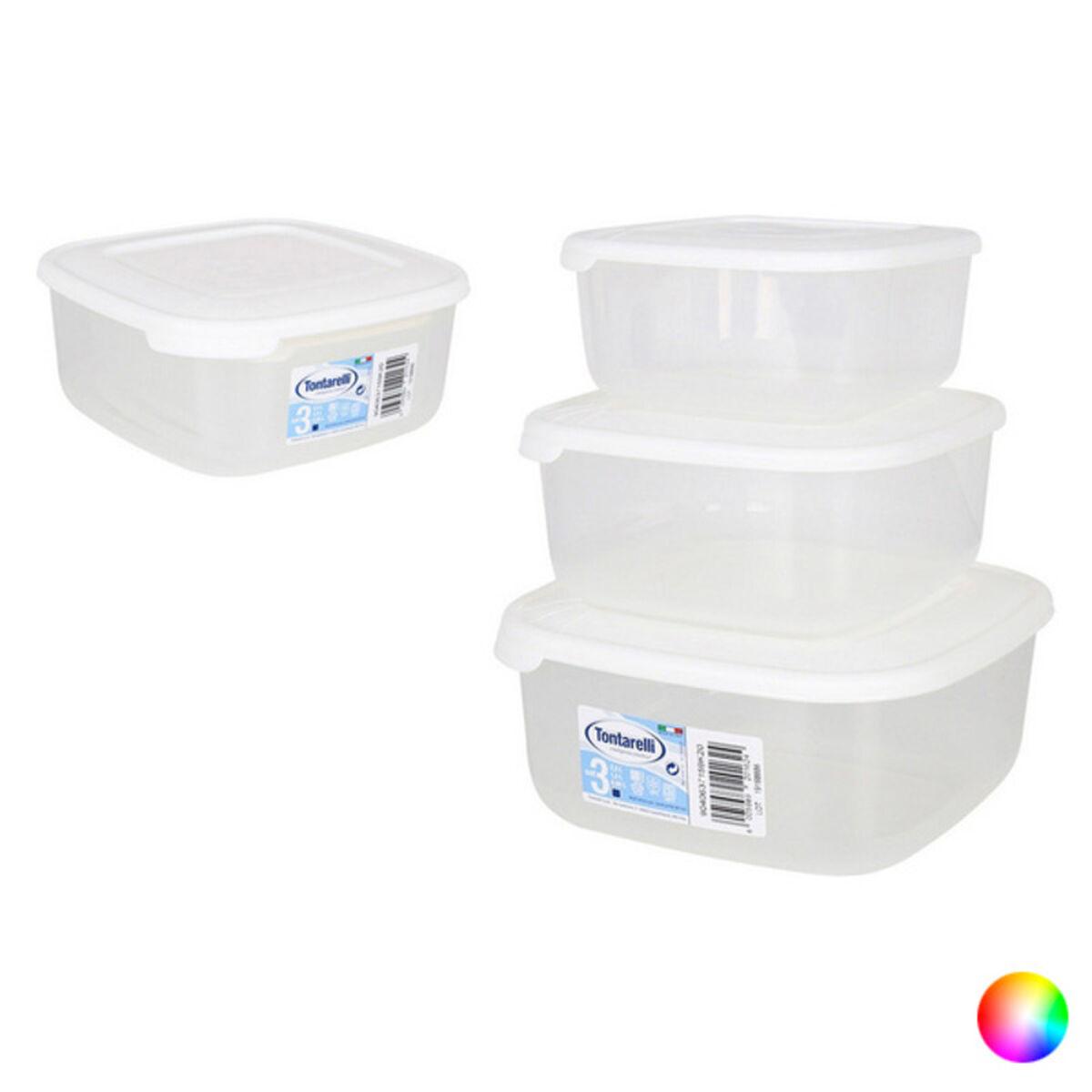 Set de 3 Fiambreras Tontarelli (1 - 1,5 - 2,5 L)