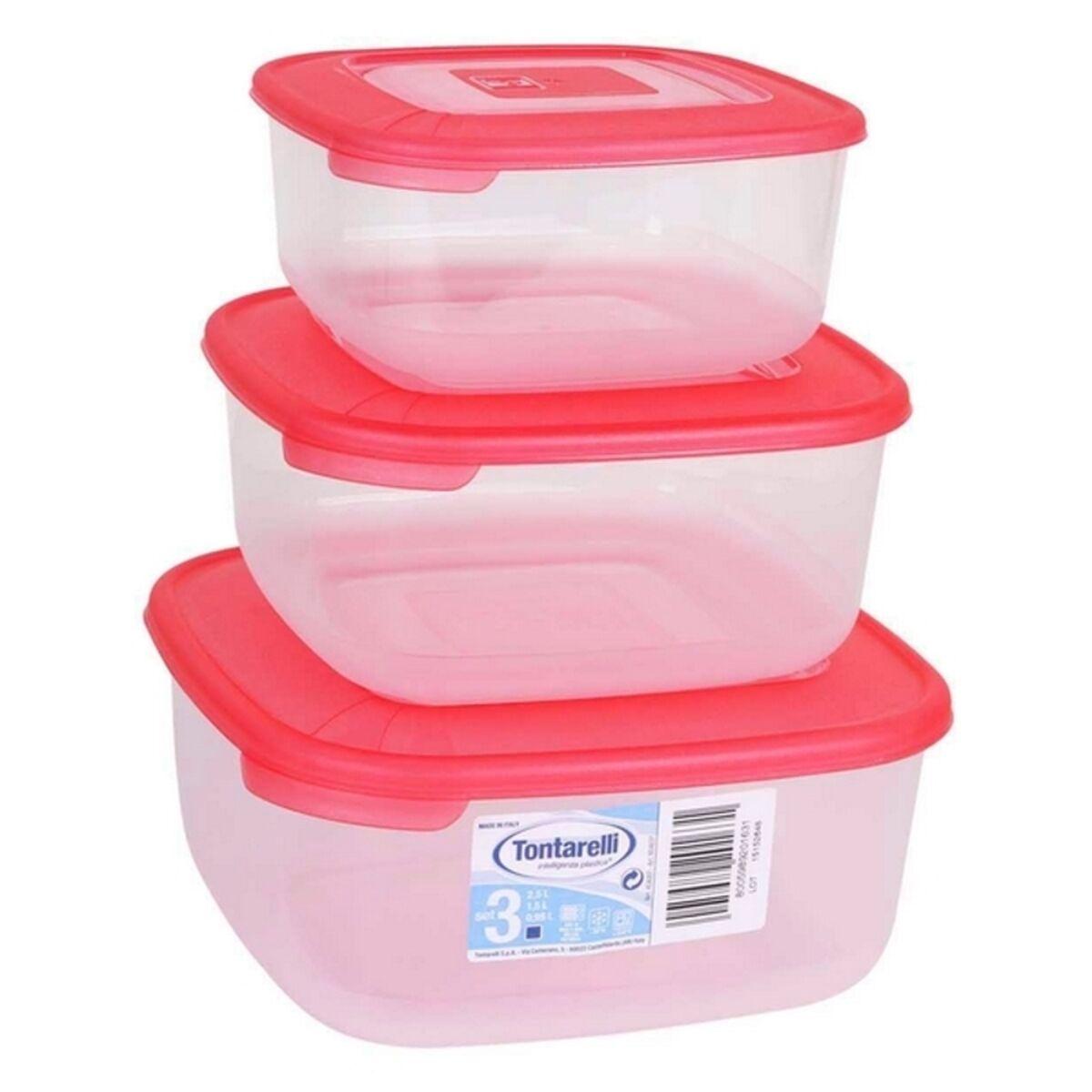 Set de 3 Fiambreras Tontarelli (1 - 1,5 - 2,5 L)
