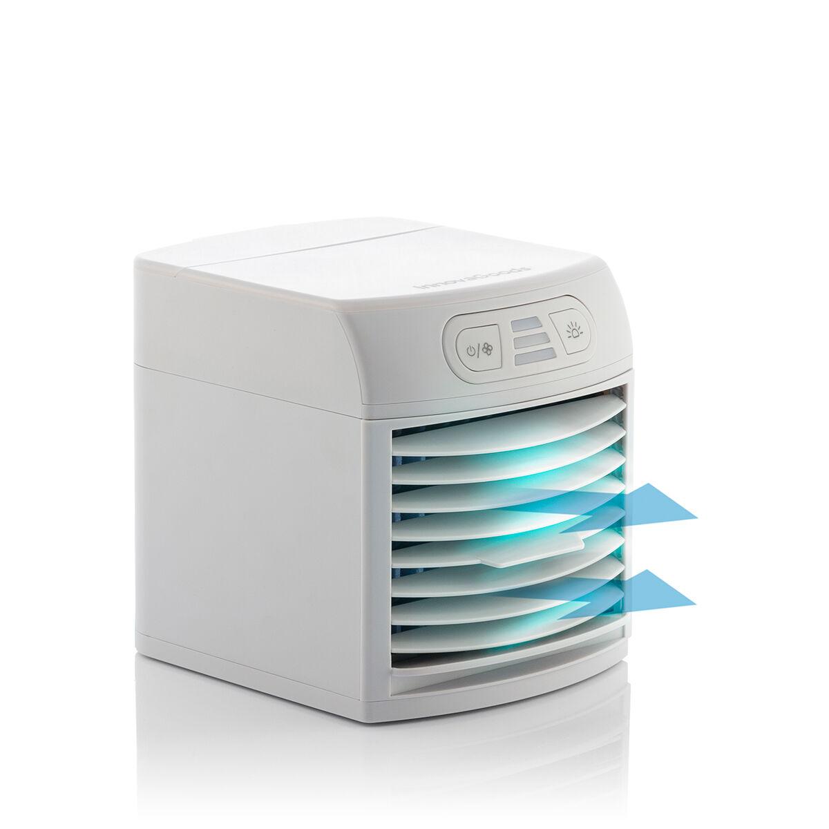 Mini Climatizador Evaporativo Portátil con LED FreezyQ+ InnovaGoods